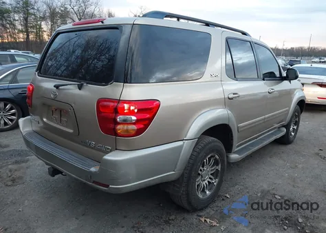 2001 Toyota Sequoia Sr5 V8 from USA, damaged, VIN 5TDBT44A81S056521